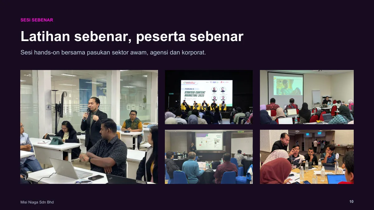 Contoh 2: Company Profile (By ChatGPT) — slide 10