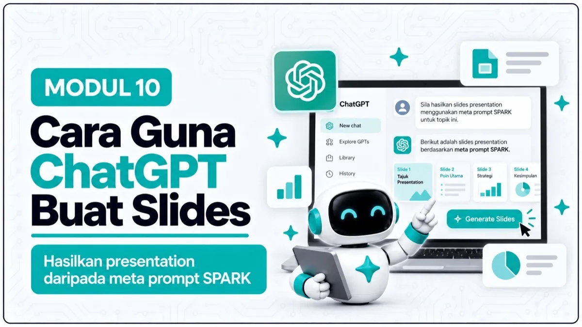 Modul 10: Cara Guna ChatGPT Buat Slides