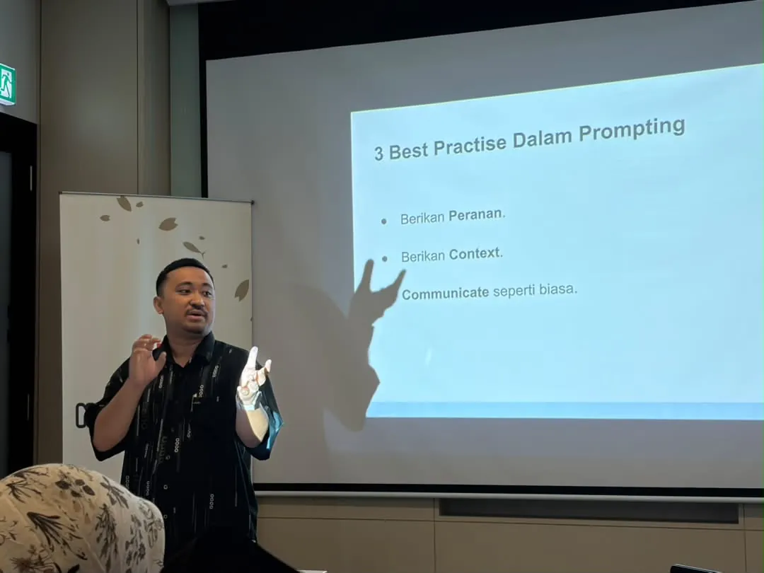 Aiman Ismail menerangkan 3 best practice dalam prompting