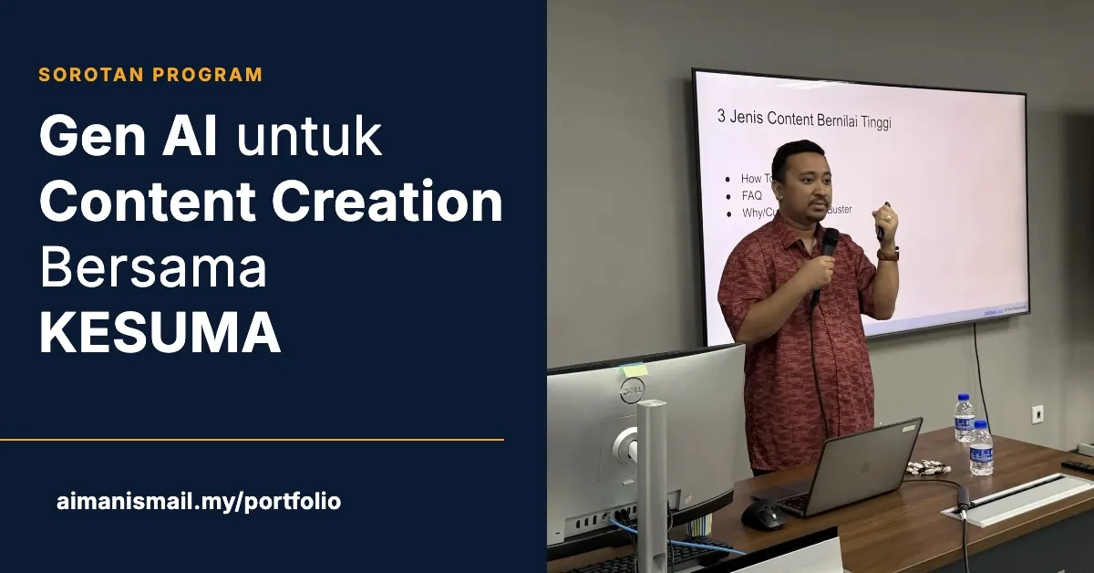 Gen AI untuk Content Creation Bersama KESUMA