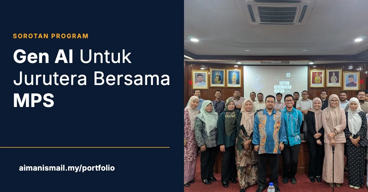 Gen AI untuk Jurutera bersama Majlis Perbandaran Selayang