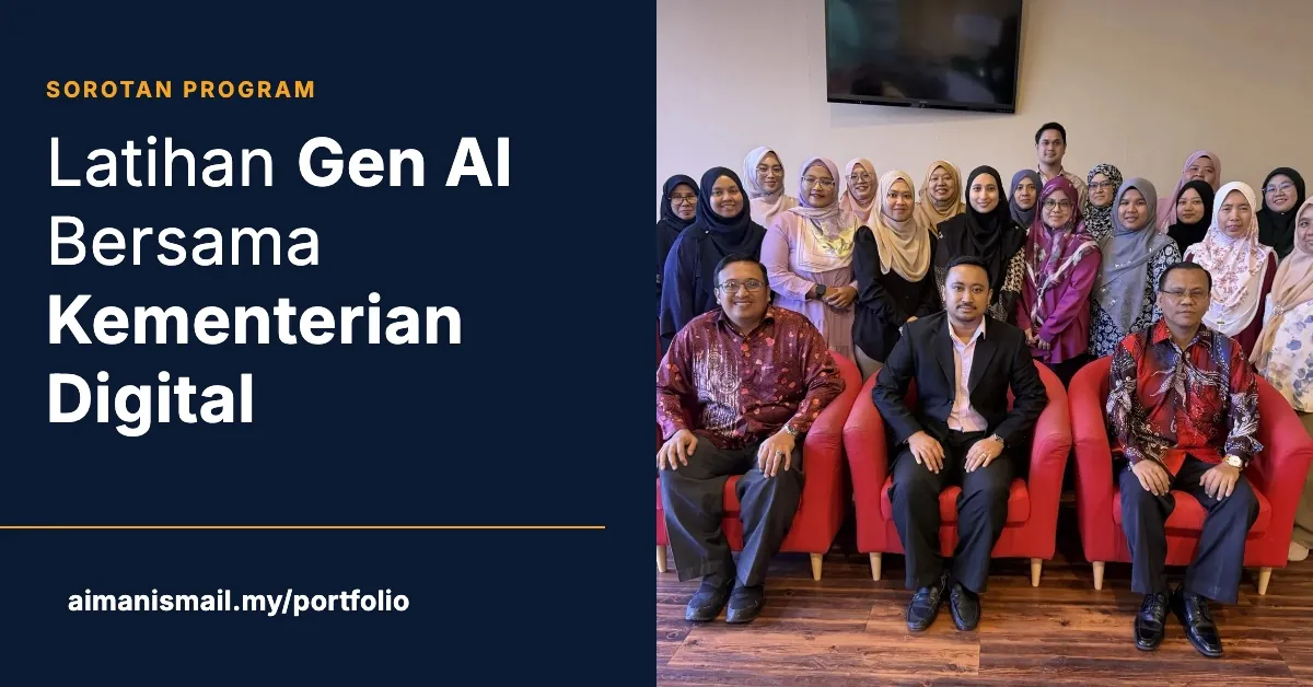 Latihan Gen AI Bersama Kementerian Digital