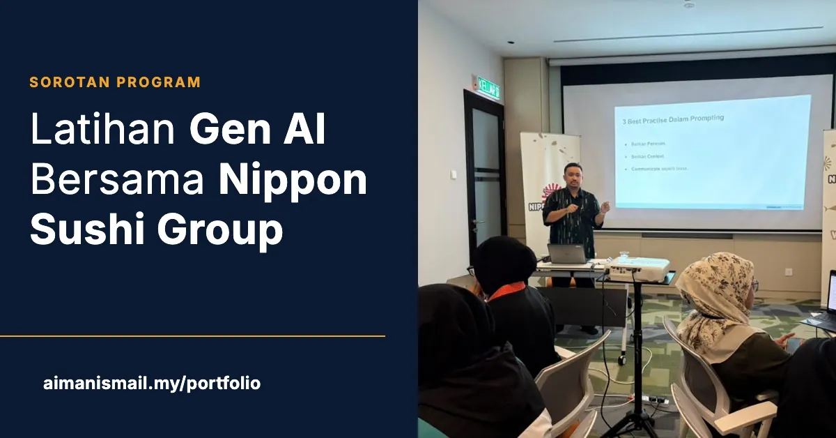 Latihan Gen AI Bersama Nippon Sushi Group