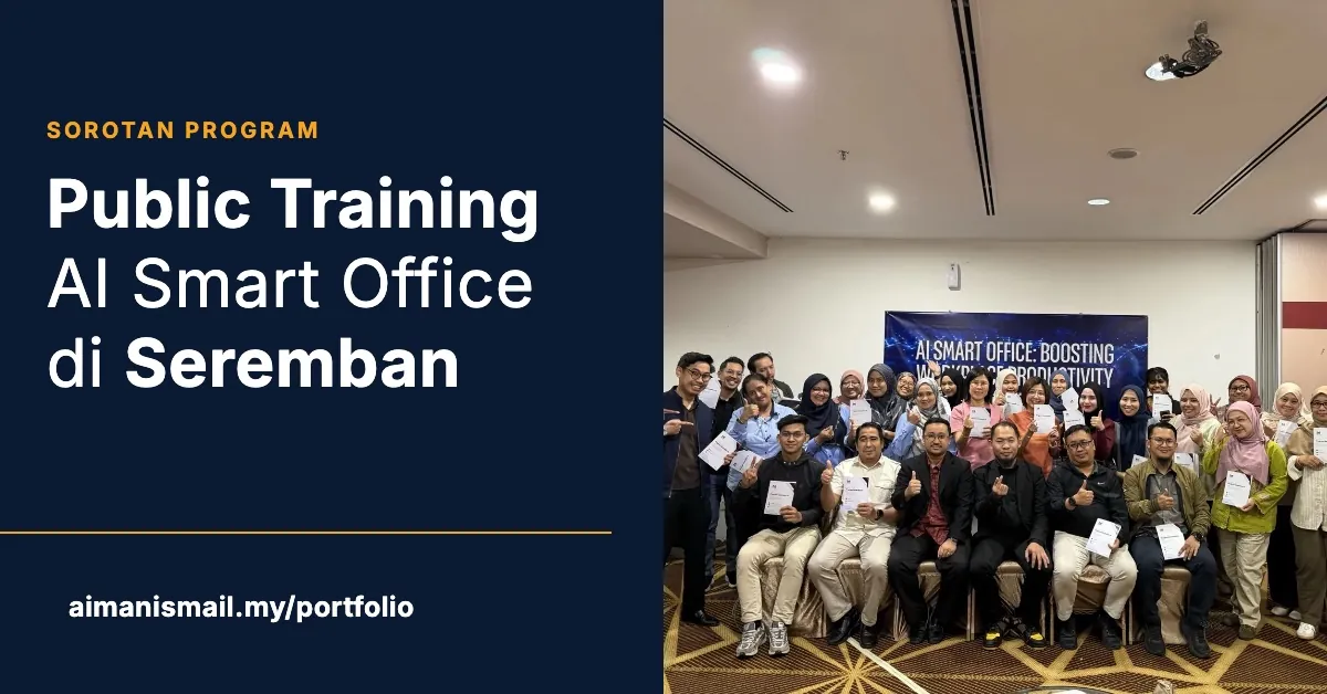 Public Training AI Smart Office di Seremban